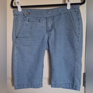 Makers of true original size 27 pin stripped jean shorts
